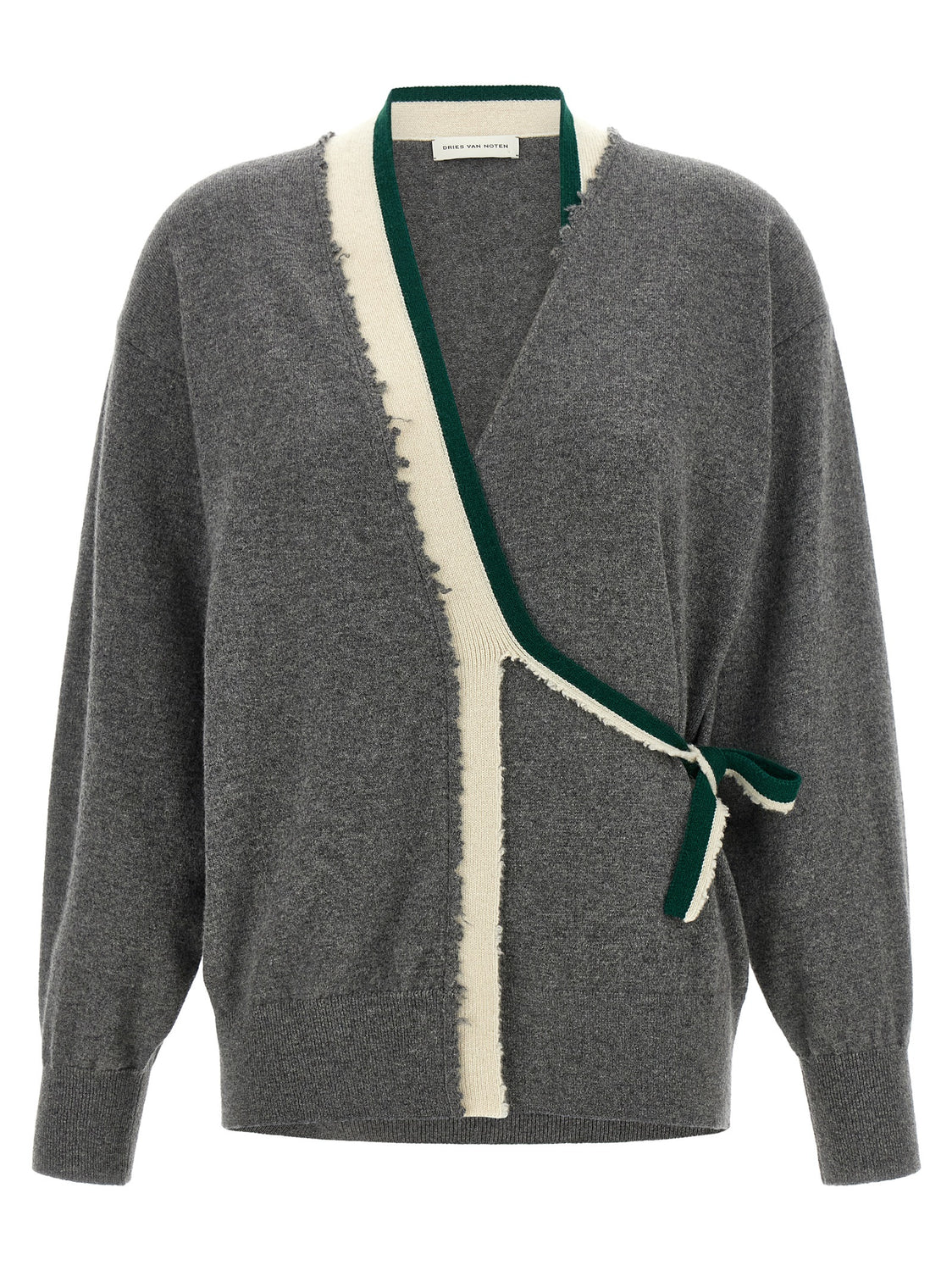 Gray Cashmere Cardigan