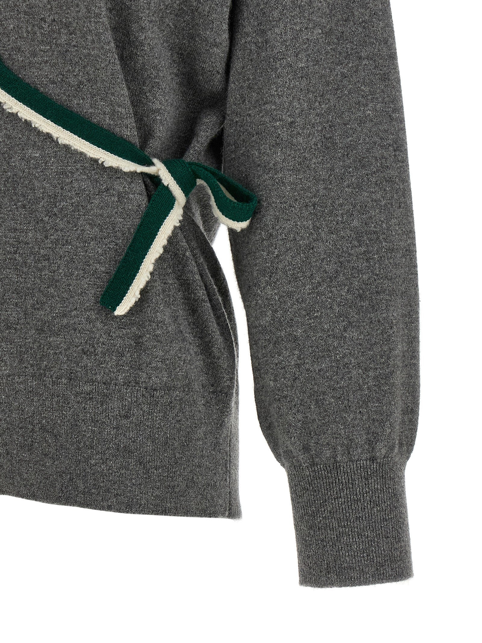 Gray Cashmere Cardigan