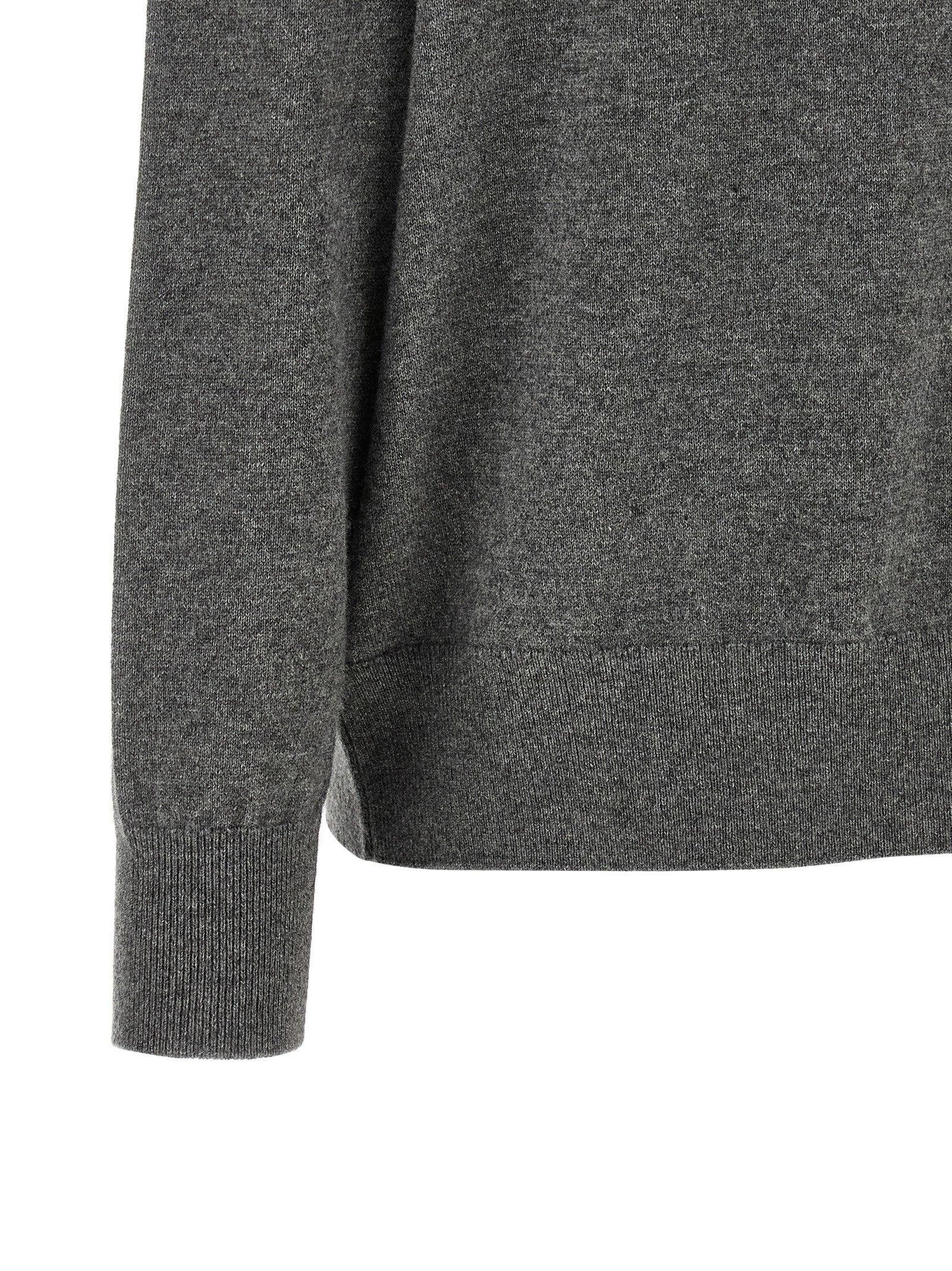 Gray Cashmere Cardigan