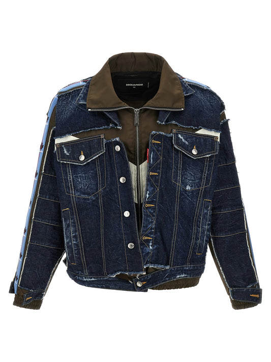 Blue Cotton Denim Jacket