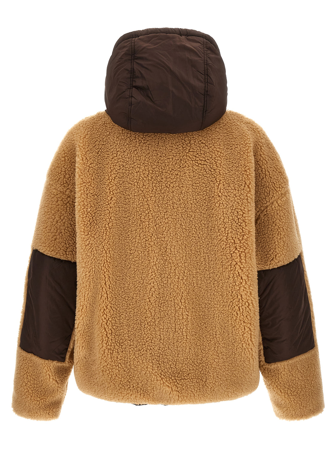 Brown Polyester Bomber