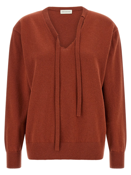 Red Cashmere Cardigan