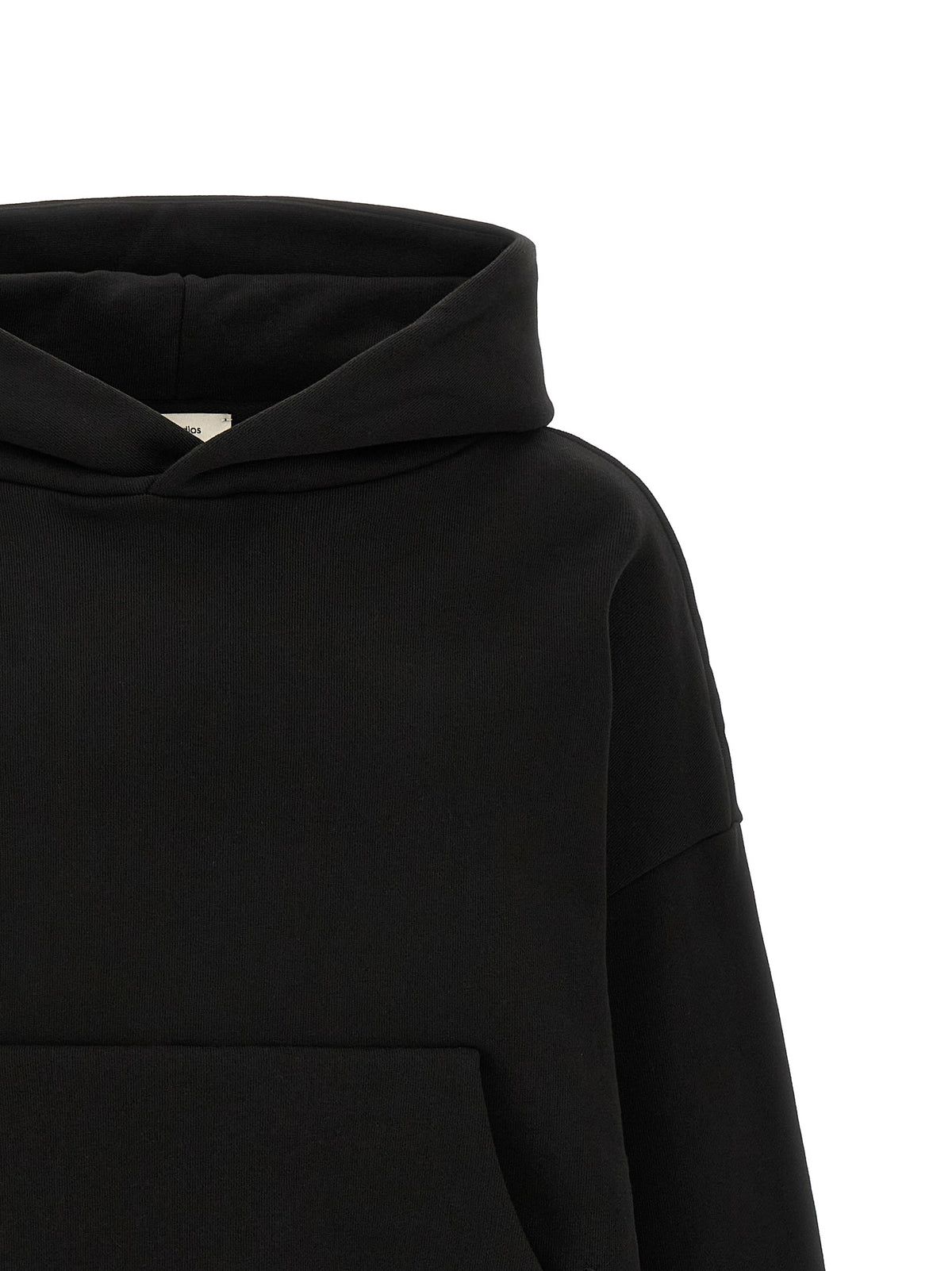 Black Cotton Sweatshirt
