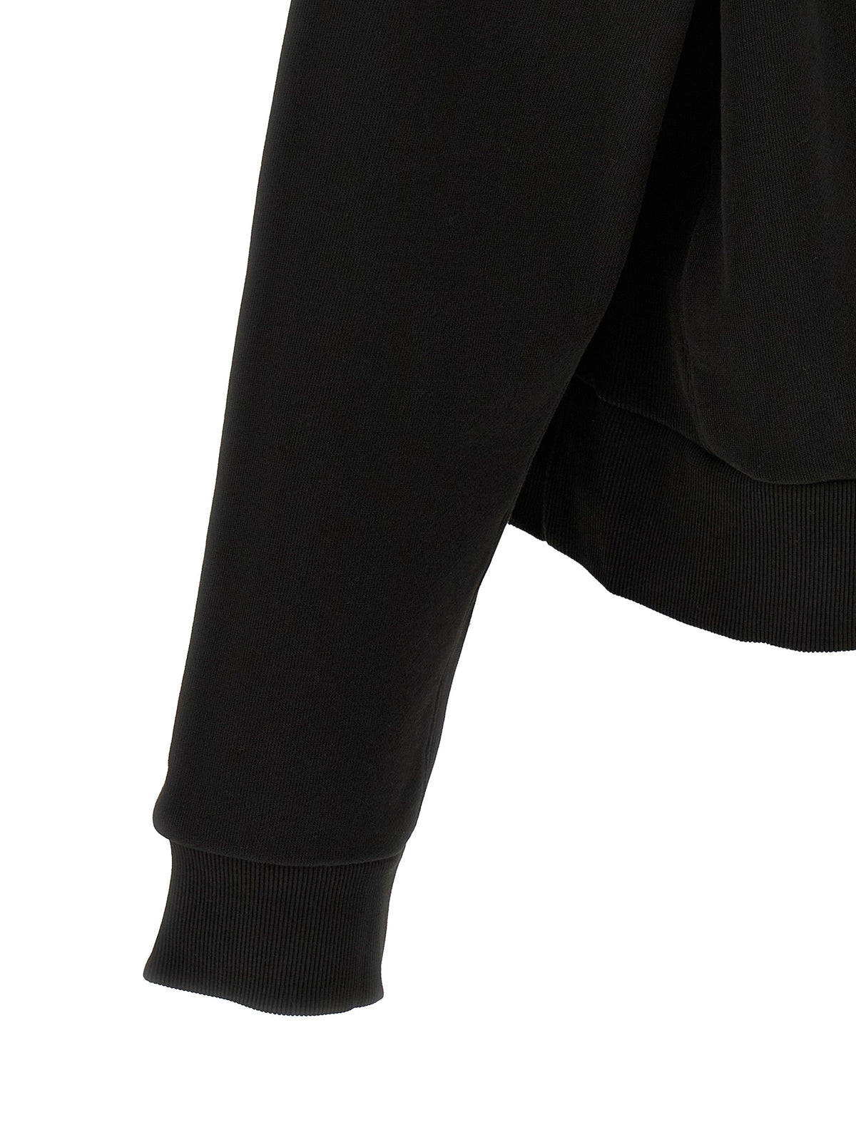 Black Cotton Sweatshirt
