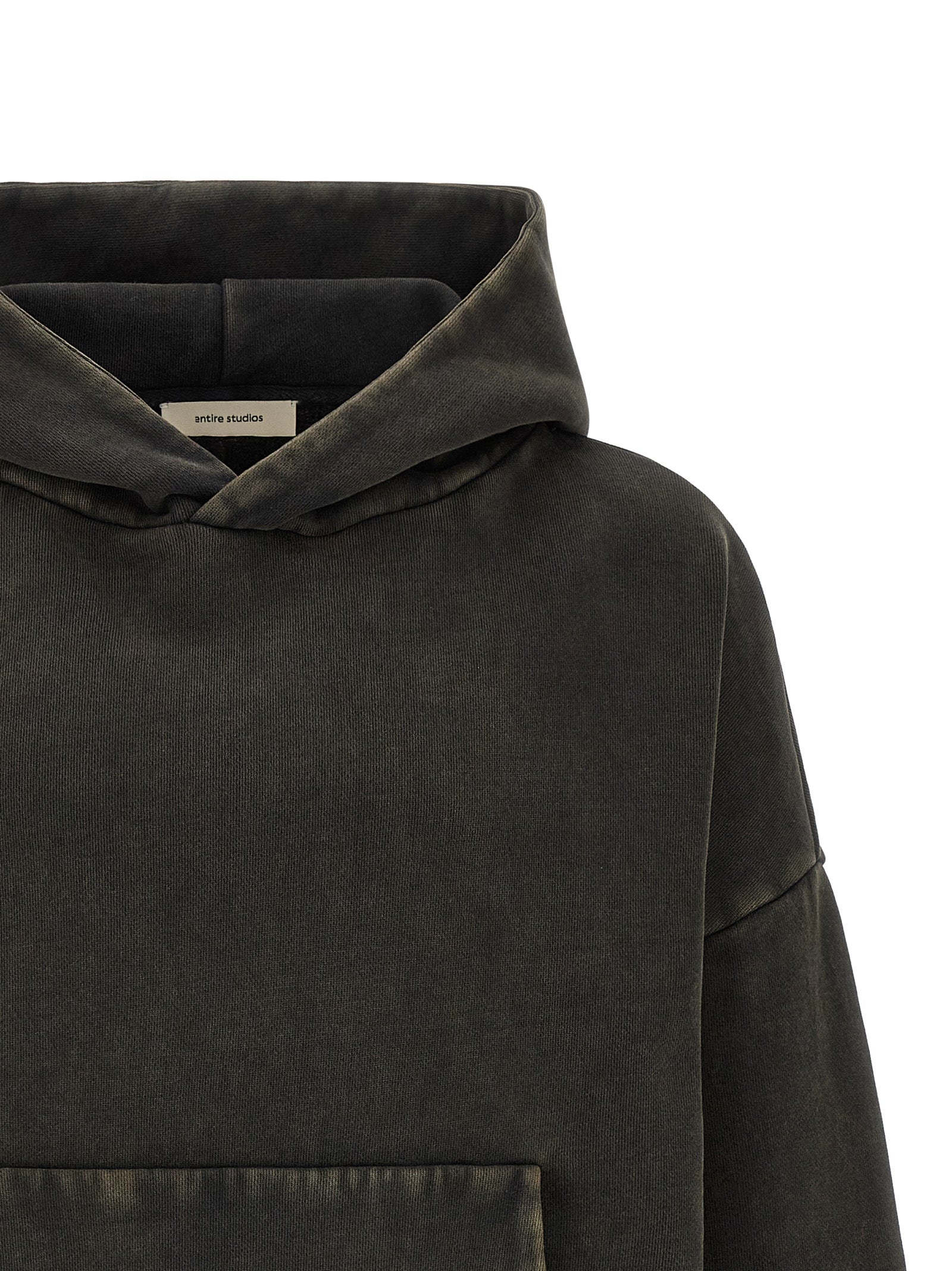 Black Cotton Sweatshirt