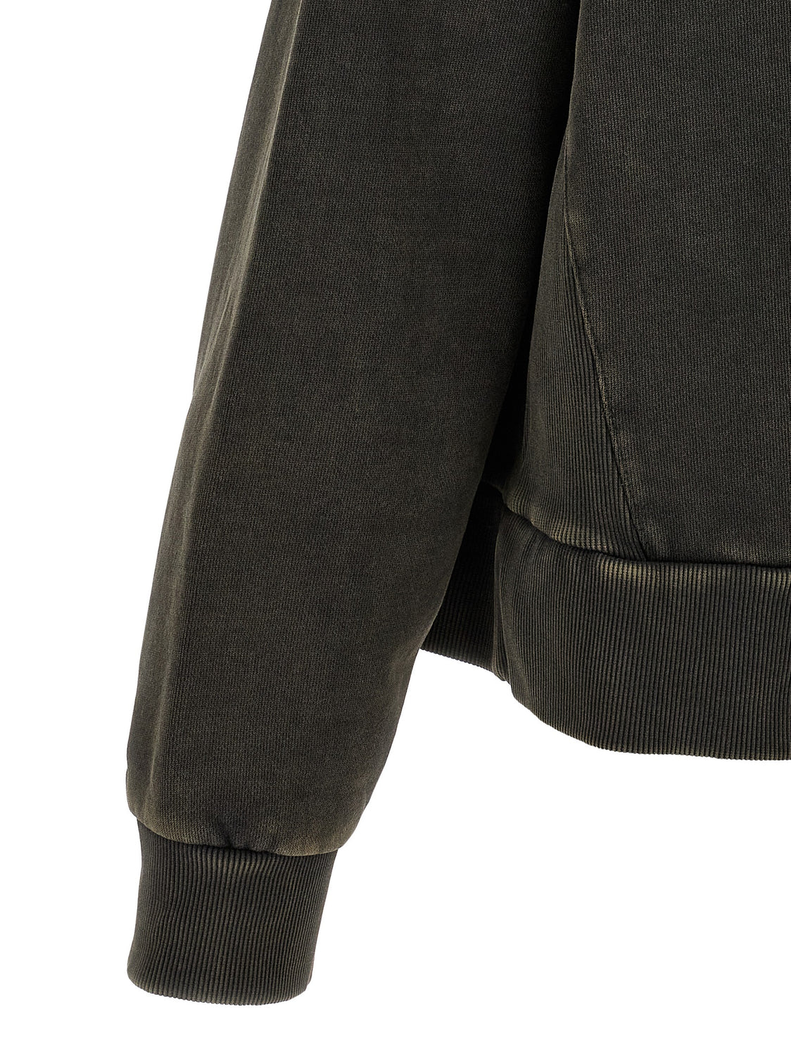 Black Cotton Sweatshirt