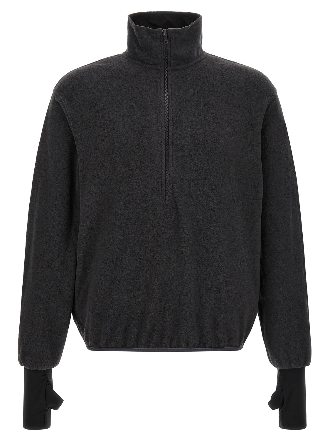 Black Polyester Sweatshirt