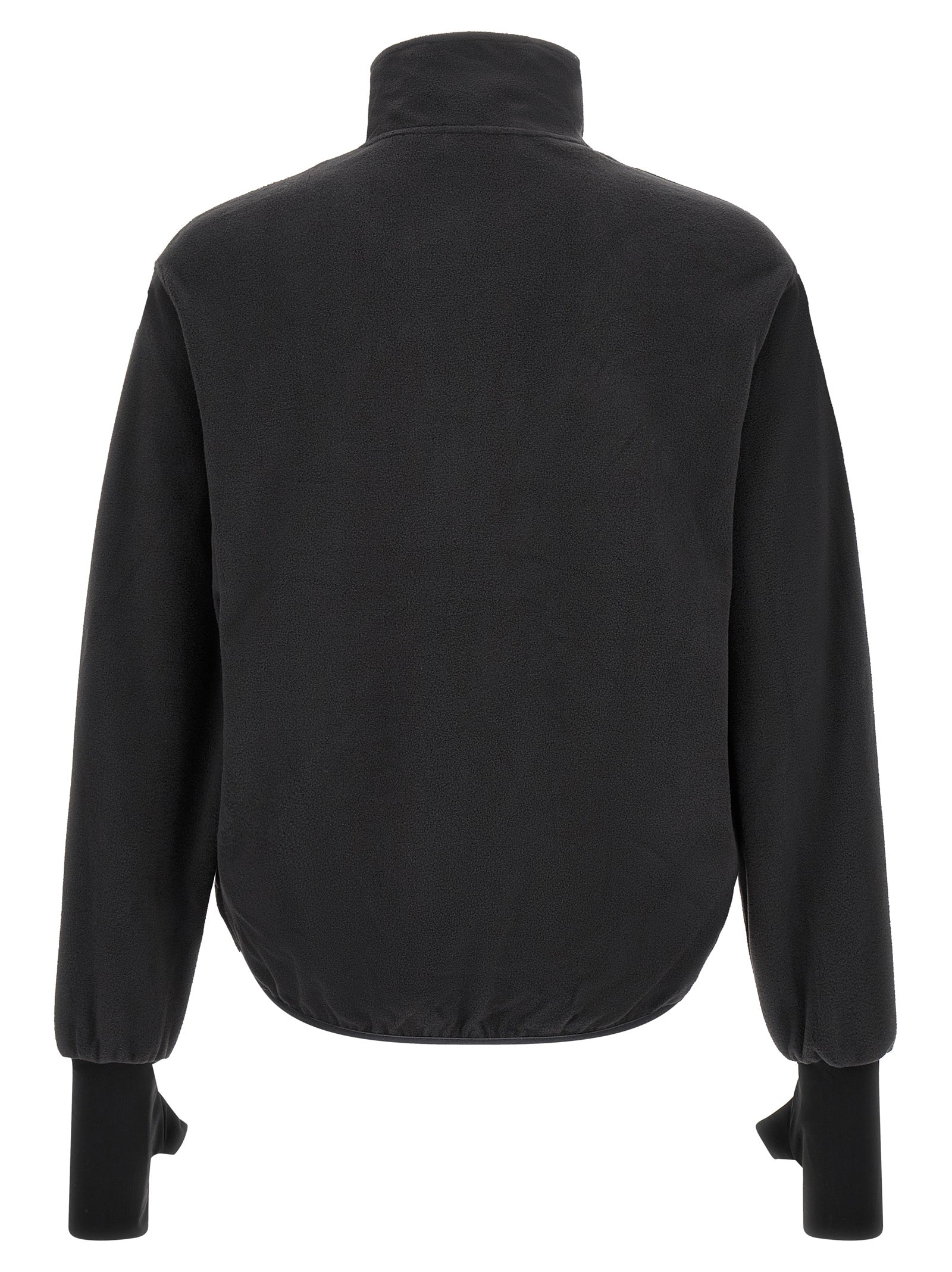 Black Polyester Sweatshirt