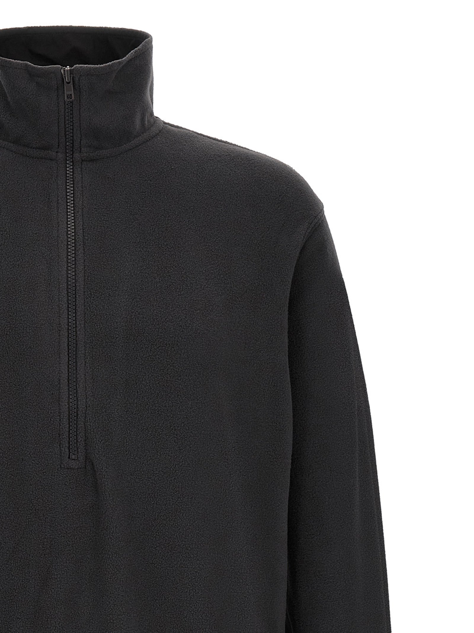 Black Polyester Sweatshirt