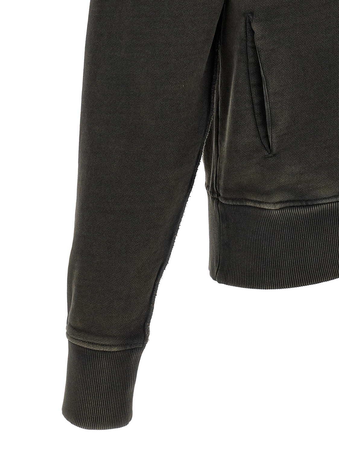 Black Cotton Sweatshirt