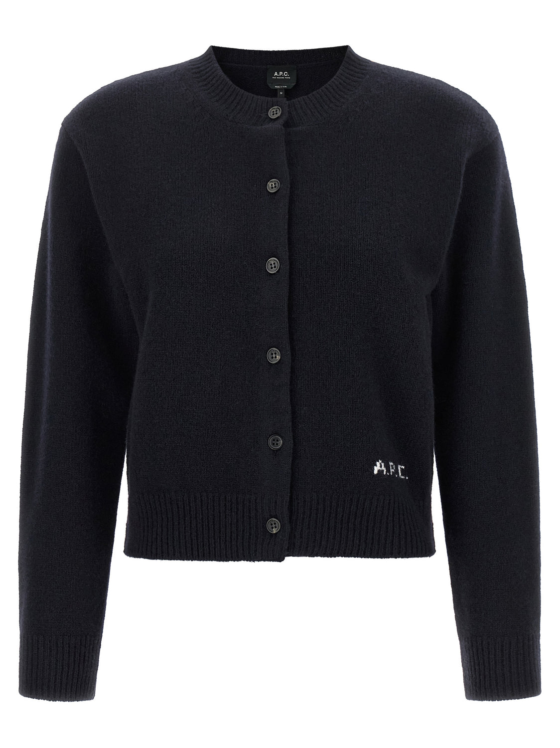 Blue Wool Cardigan