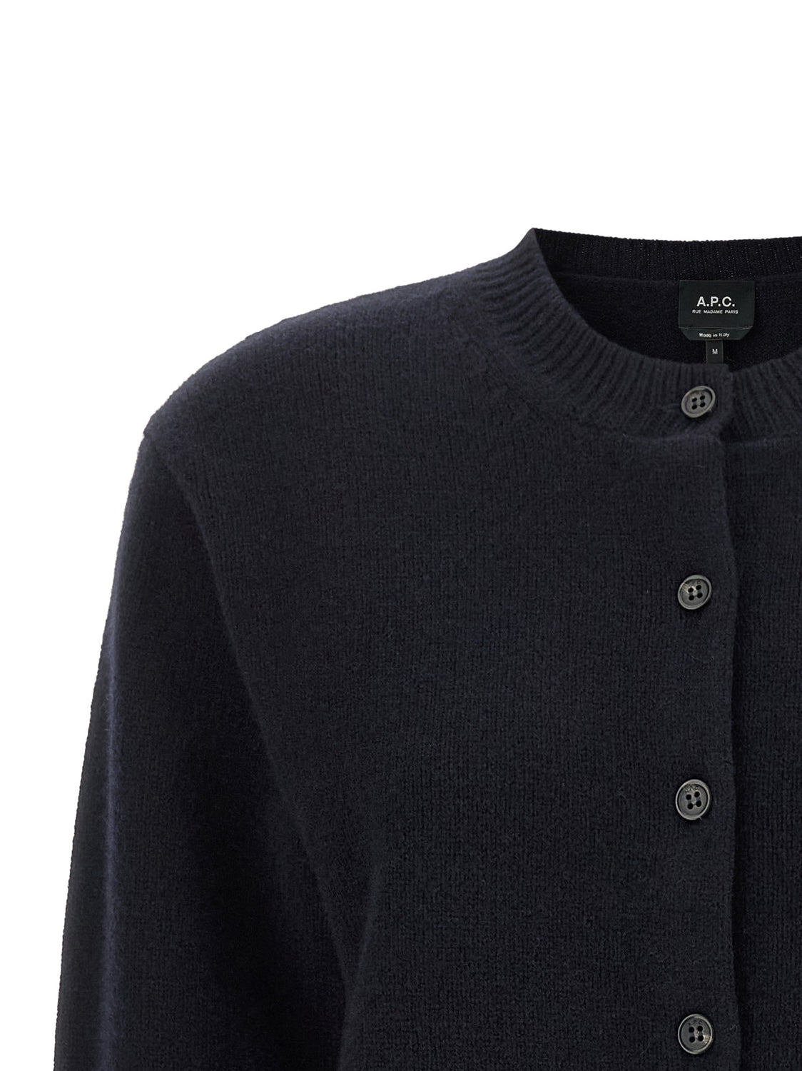 Blue Wool Cardigan