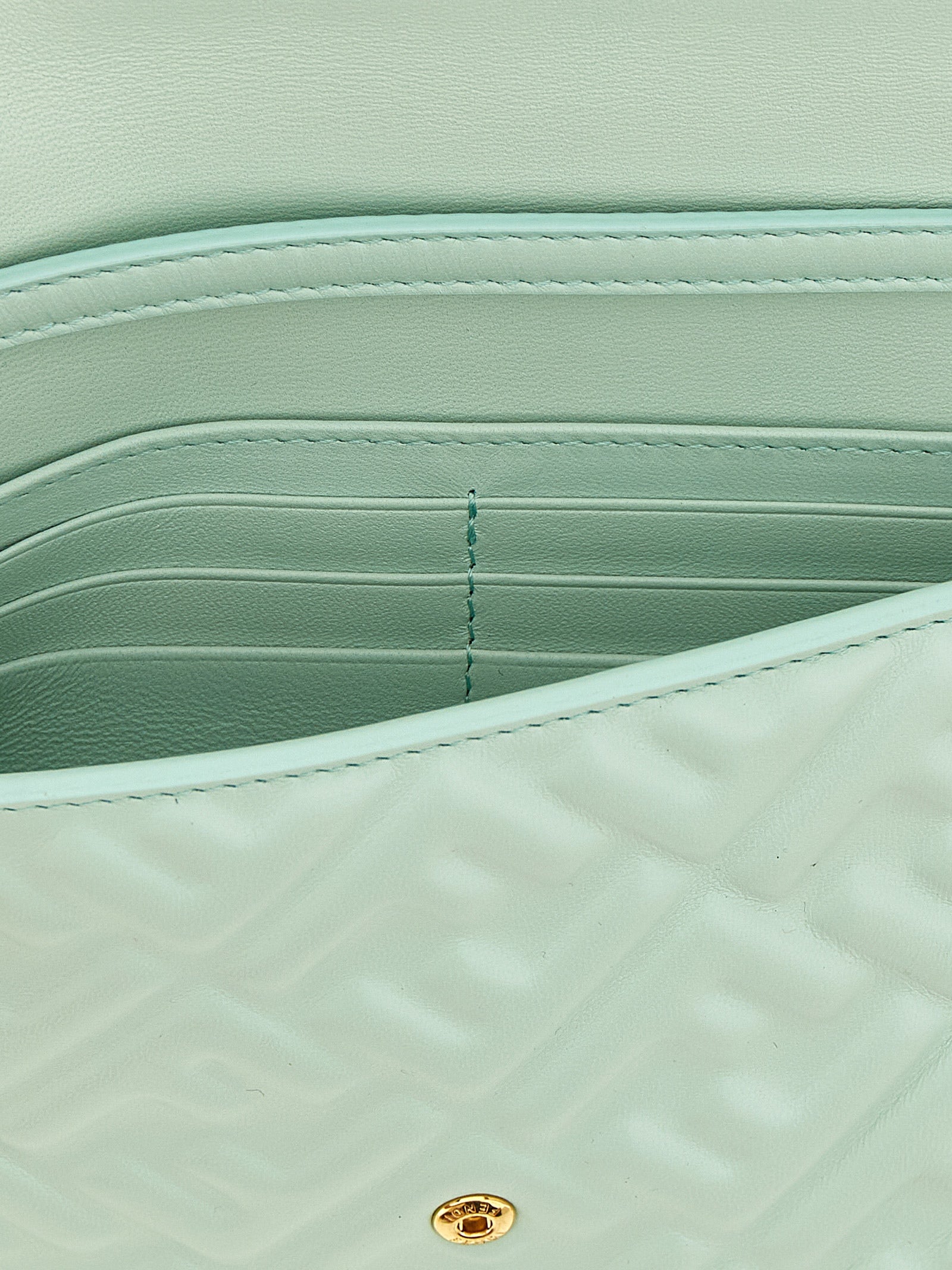 Bicolor Lamb Leather Shoulder Bag