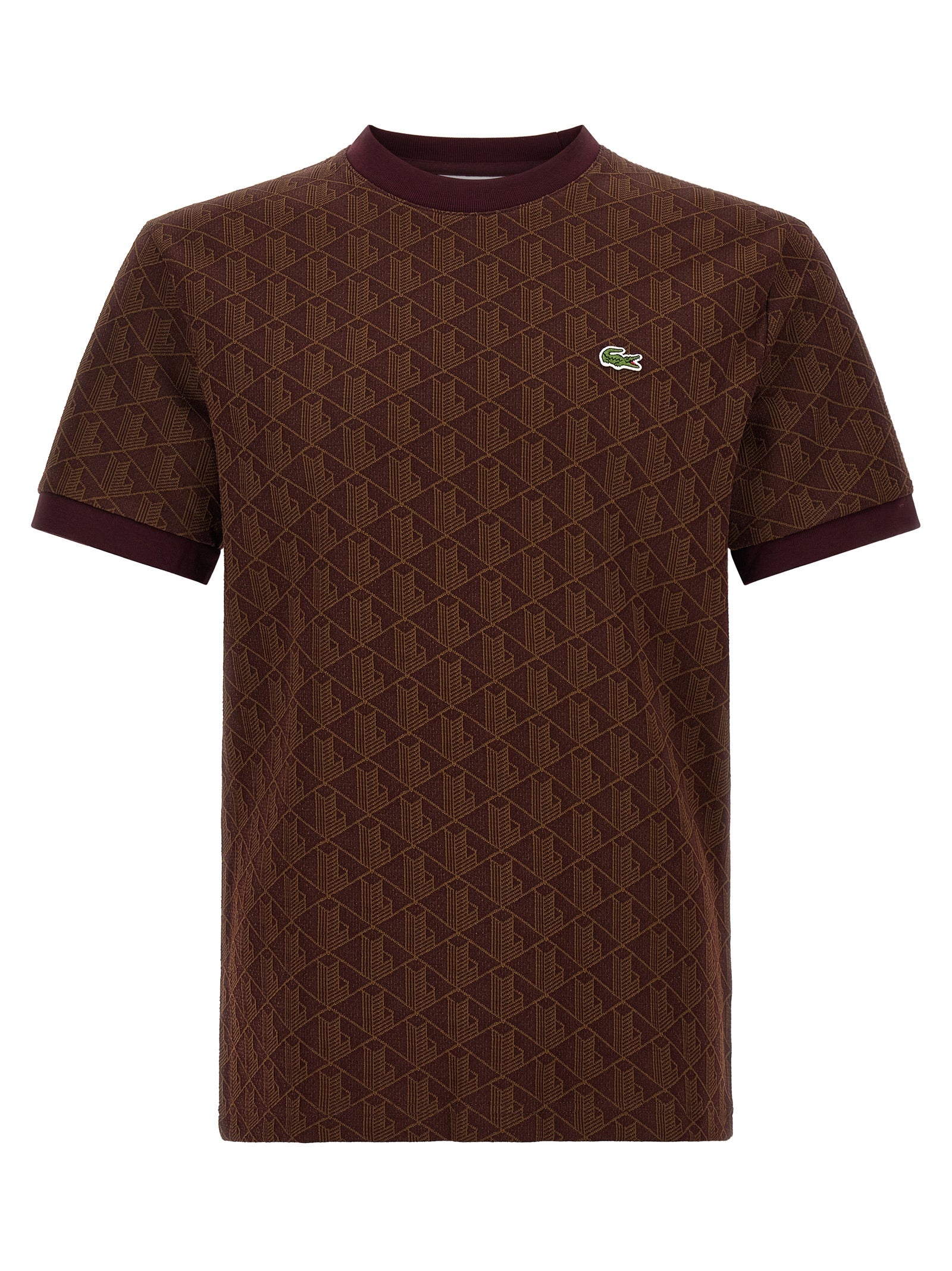 Brown Polyester T-Shirt