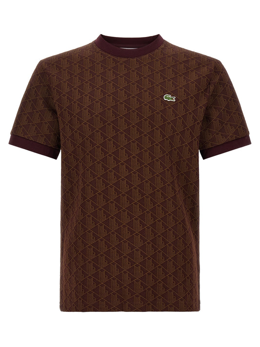 Brown Polyester T-Shirt