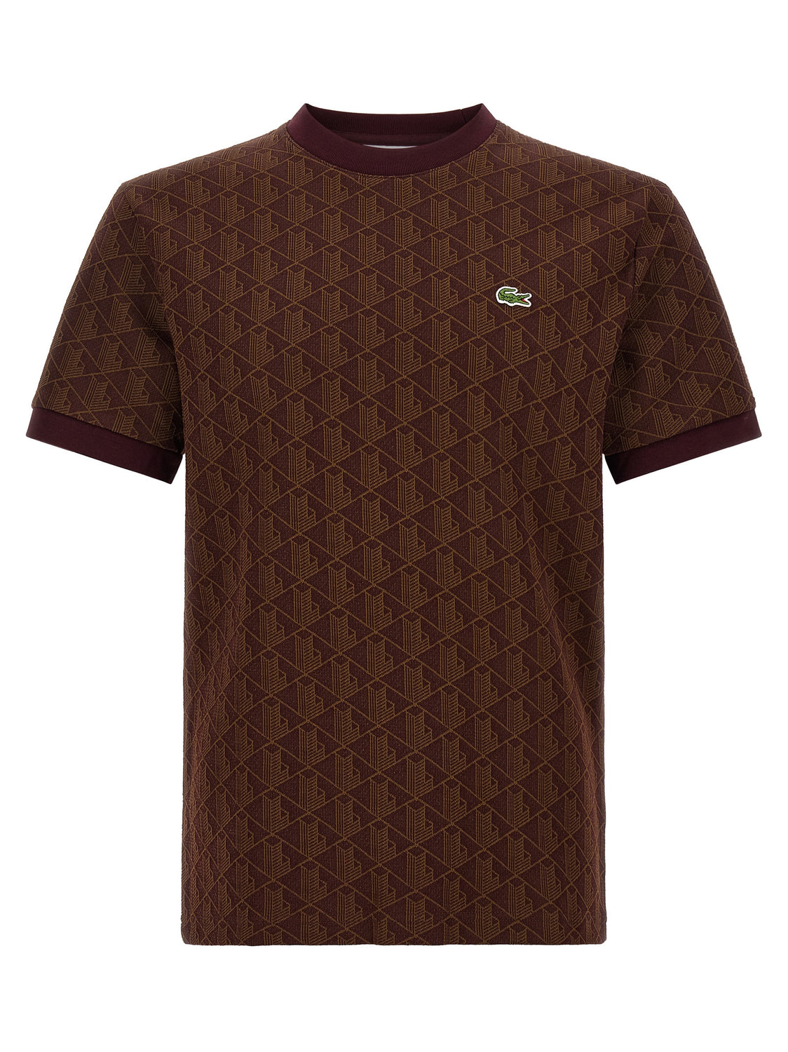 Brown Polyester T-Shirt