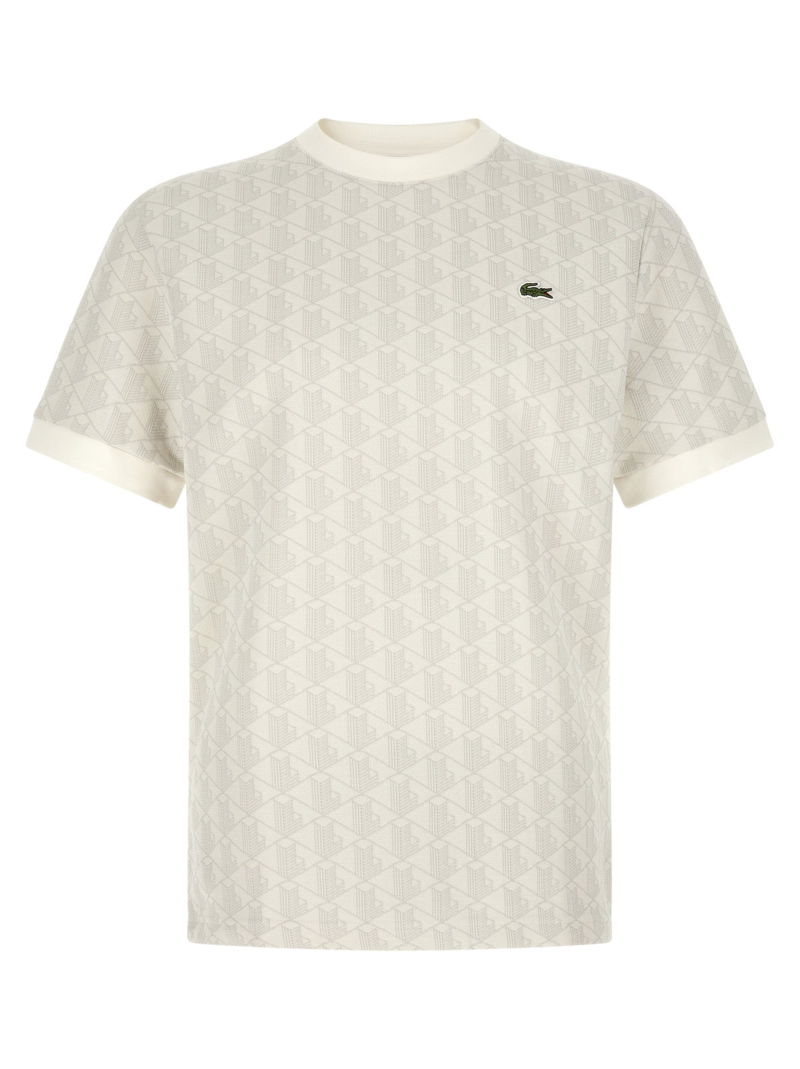 Beige Polyester T-Shirt