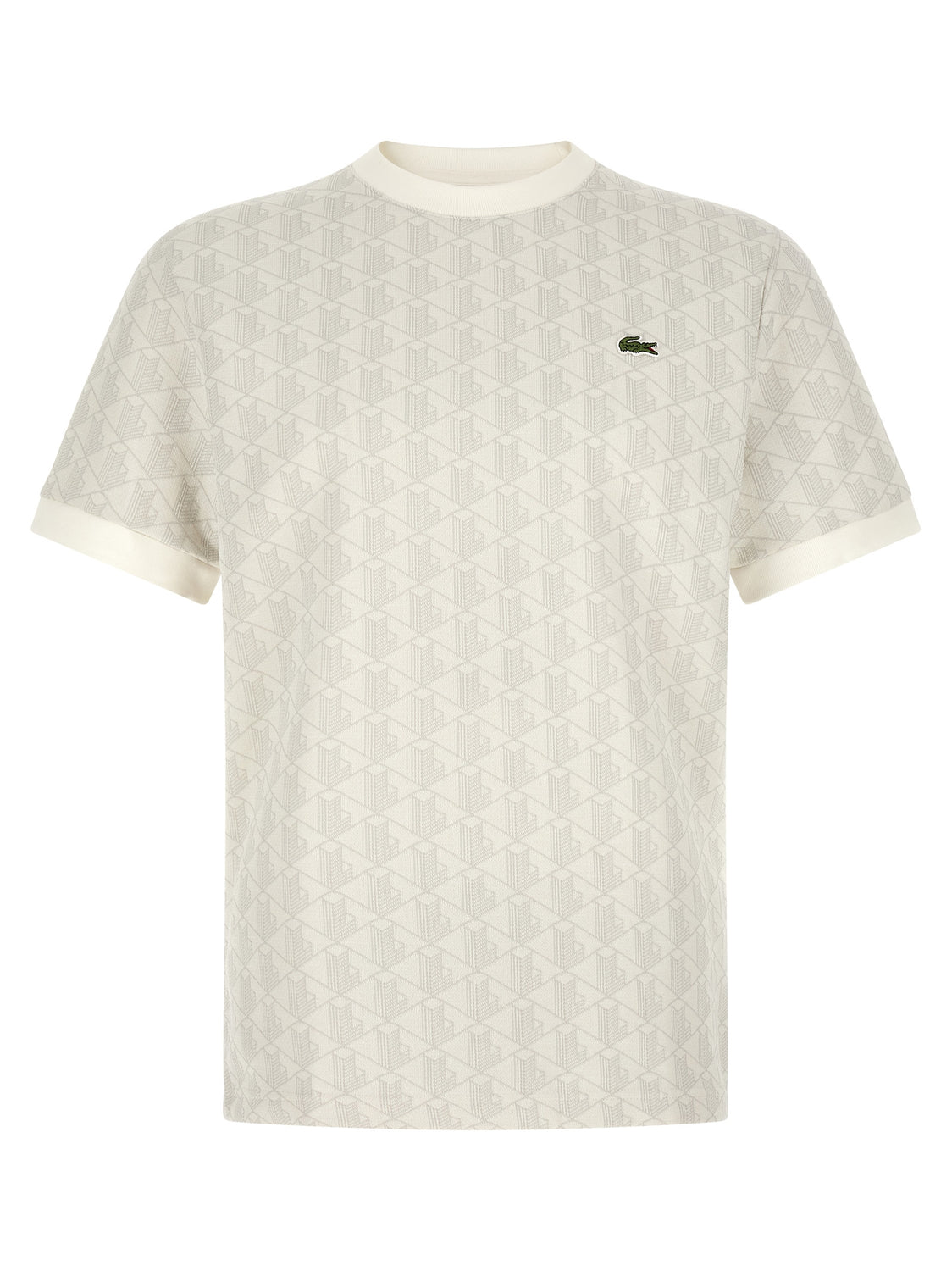 Beige Polyester T-Shirt