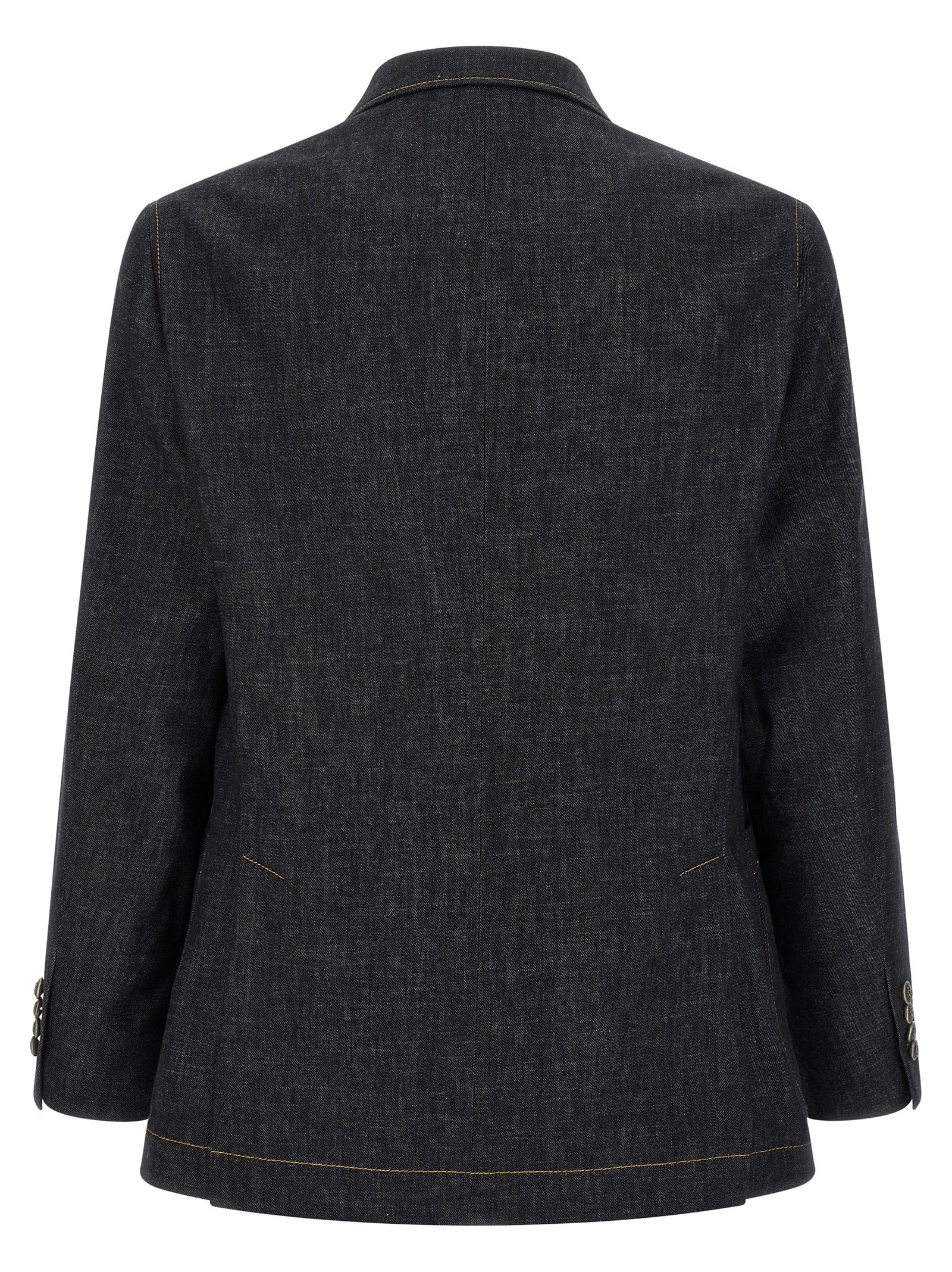 Blue Cotton Blazer