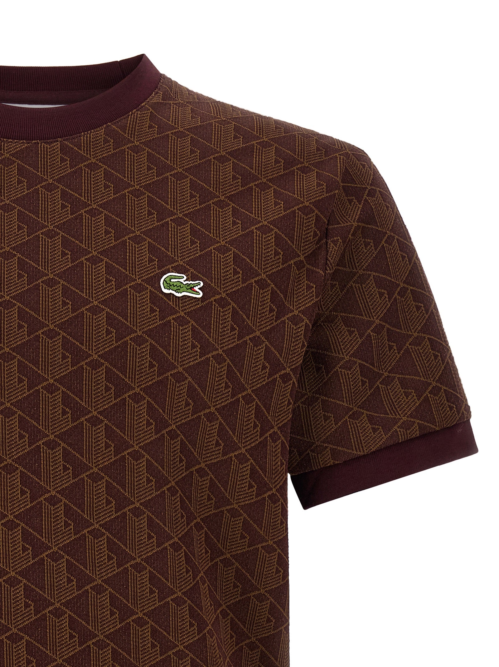 Brown Polyester T-Shirt