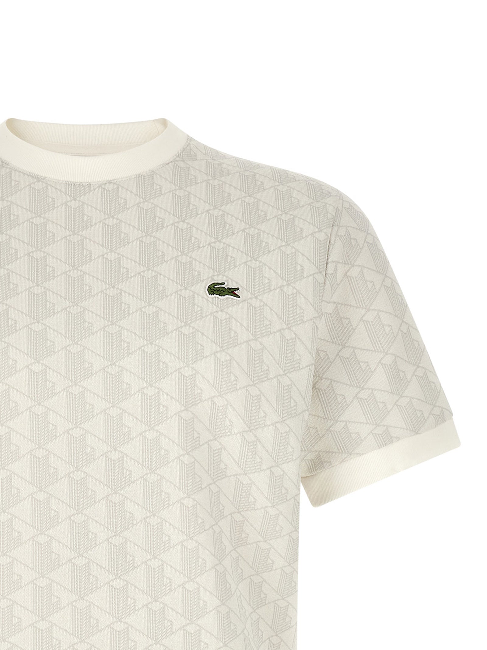 Beige Polyester T-Shirt