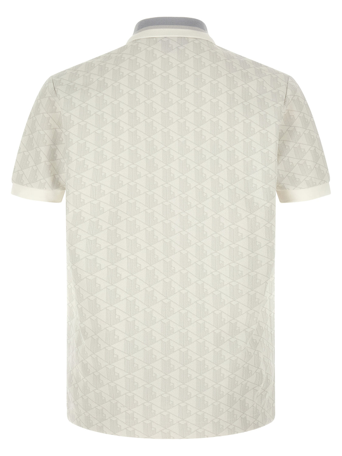 White Polyester Polo Shirt