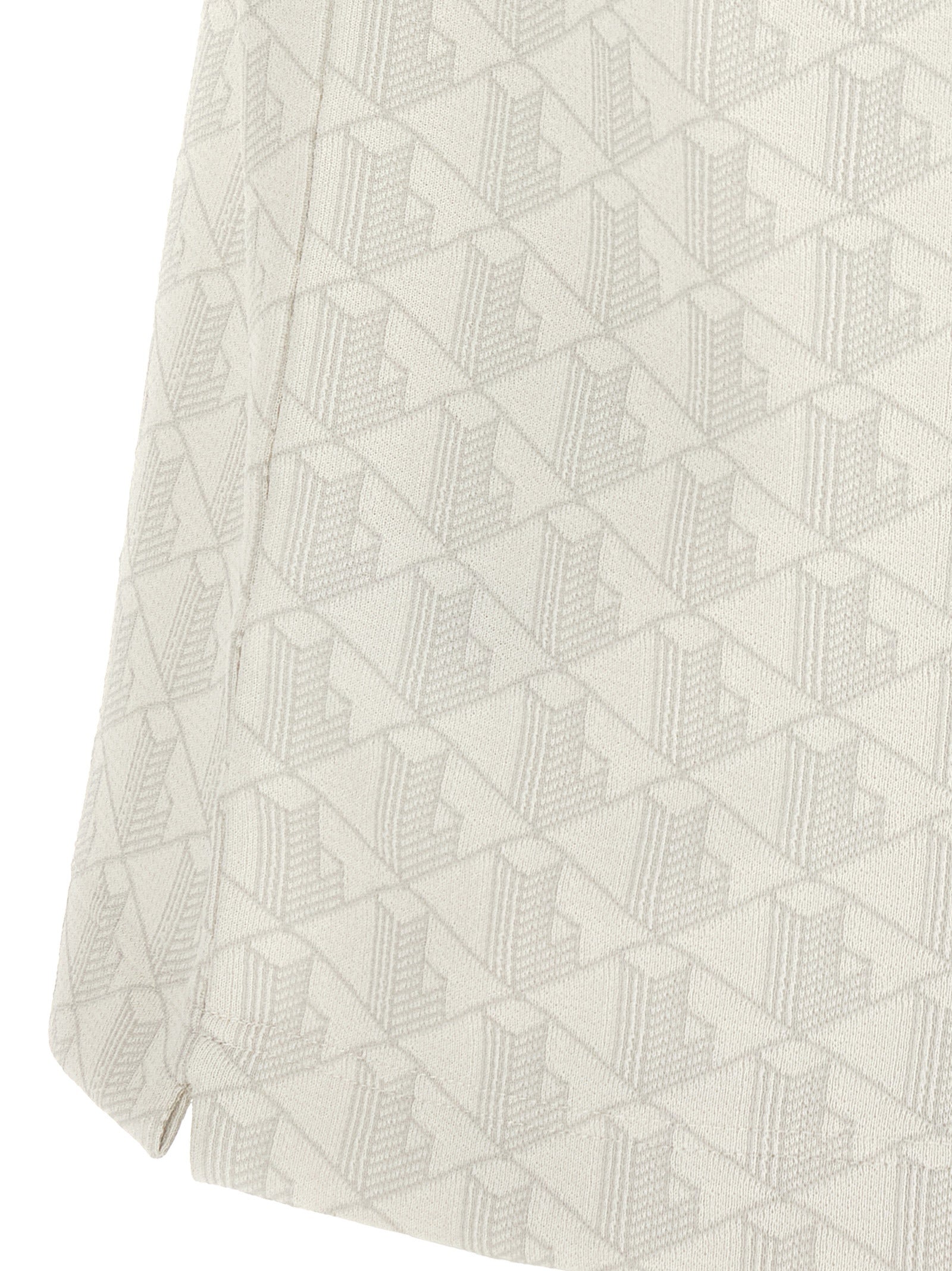 White Polyester Polo Shirt