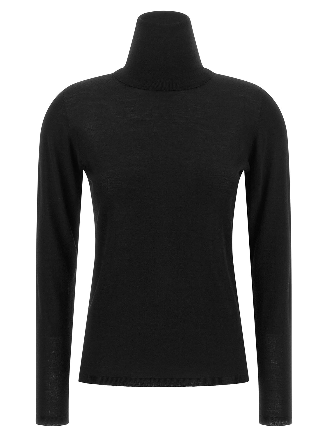 Black Virgin Wool Cardigan