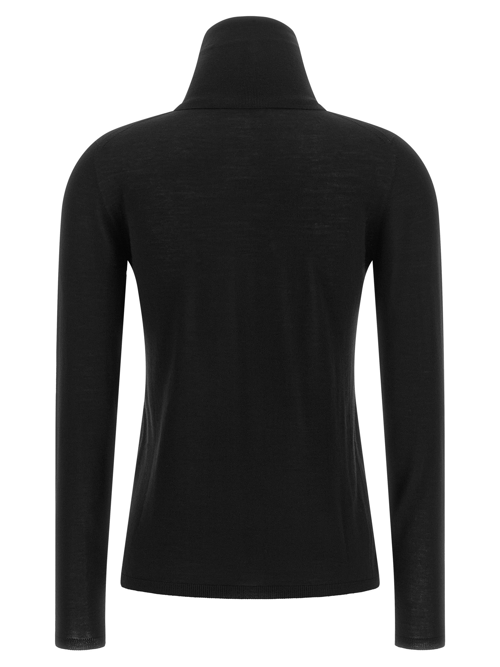 Black Virgin Wool Cardigan