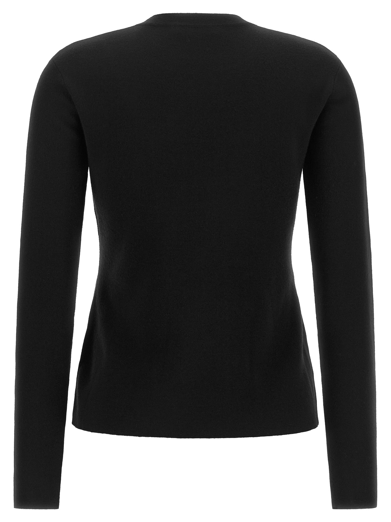 Black Virgin Wool Cardigan
