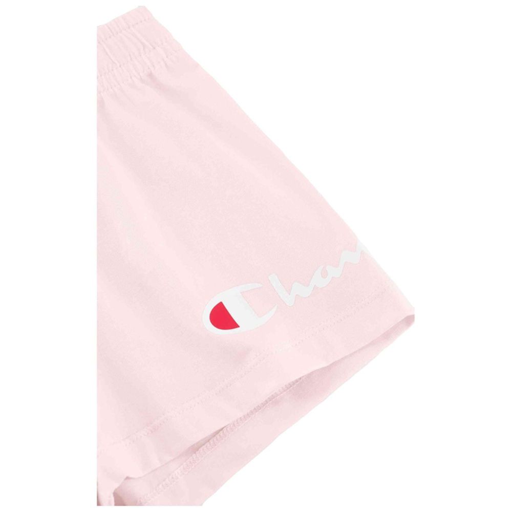Pink Cotton Shorts