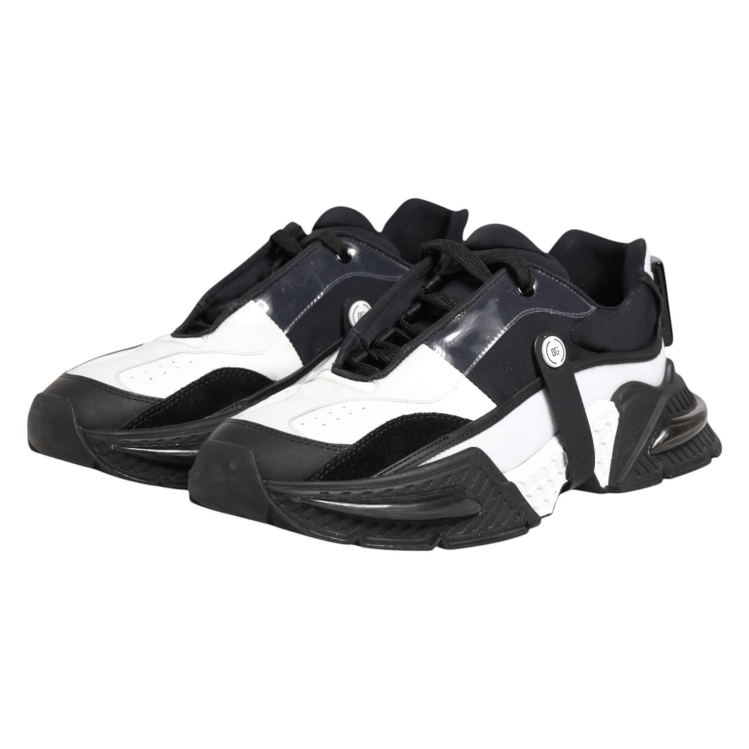 White Black Logo Airmaster Sneakers Shoes