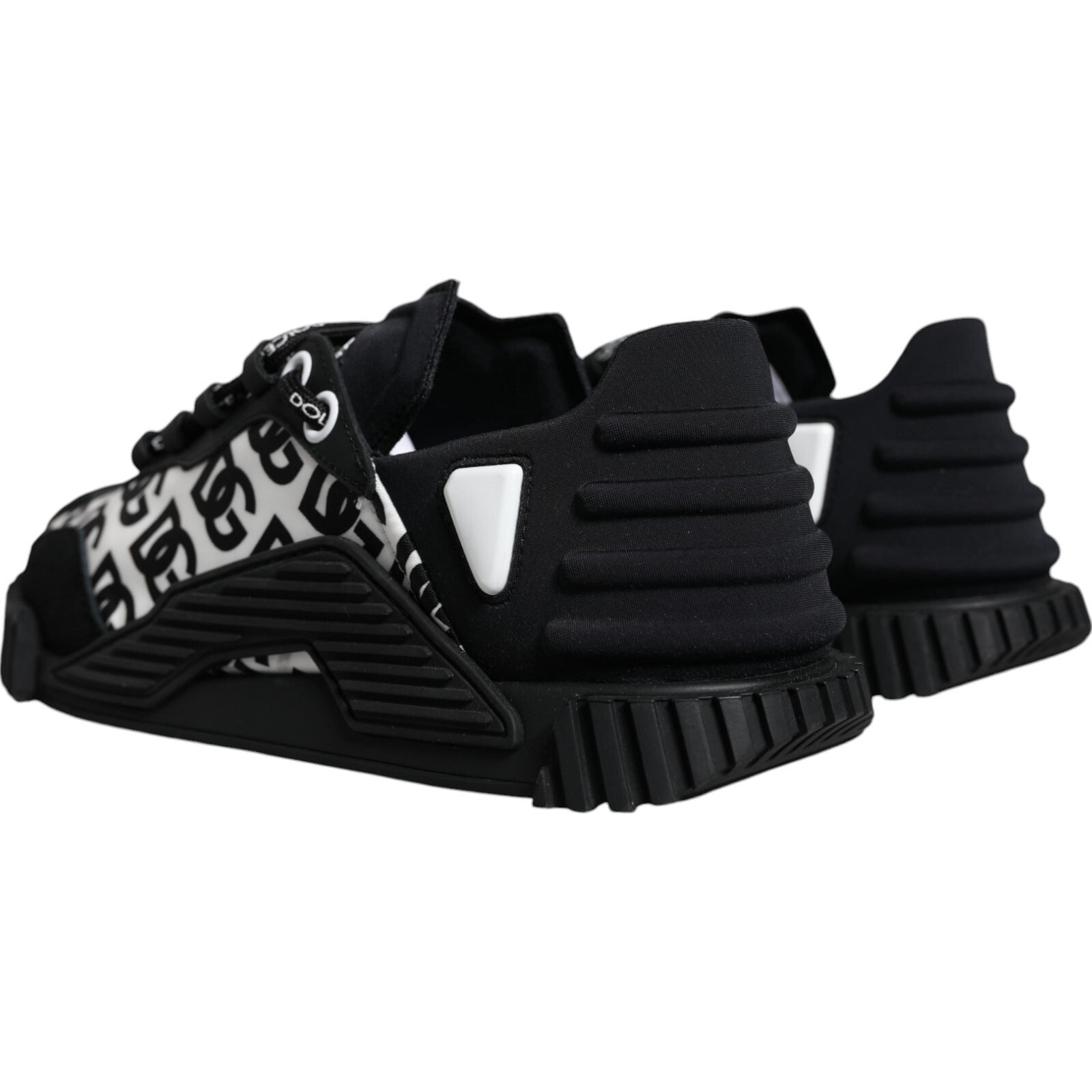 Black Logo Lace Up Low Top NS1 Sneakers Shoes