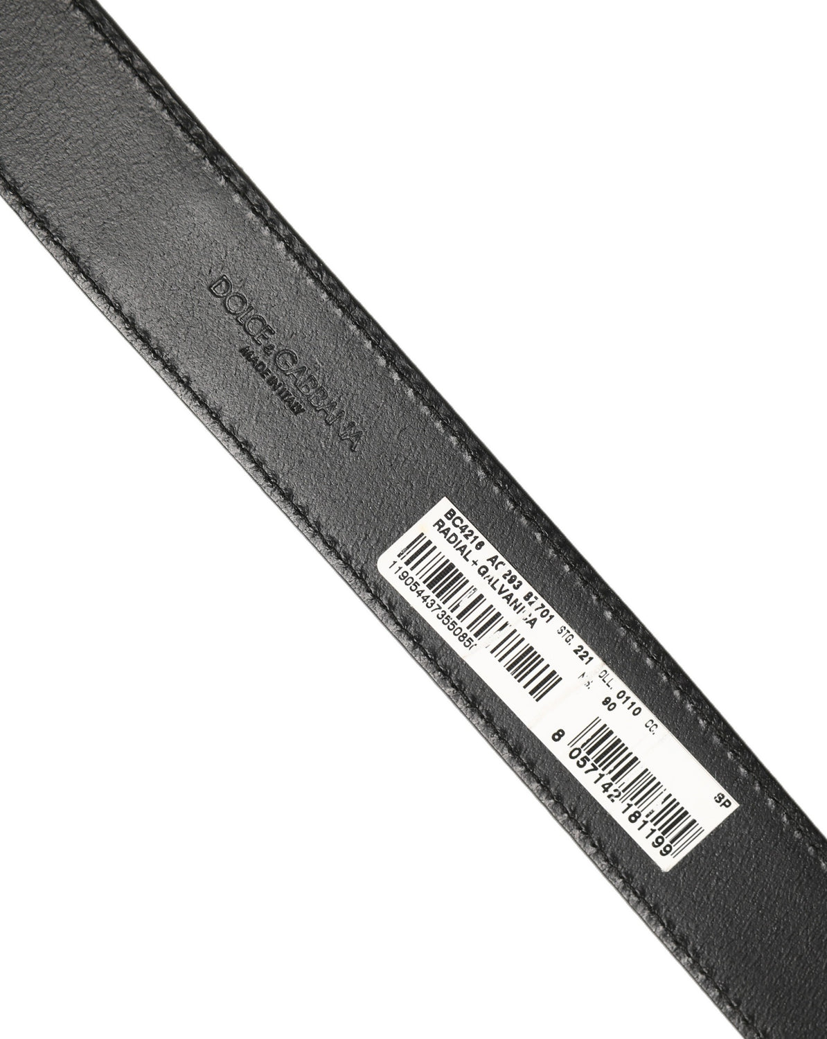 Dark Gray Leather Metal Buckle Classic Belt