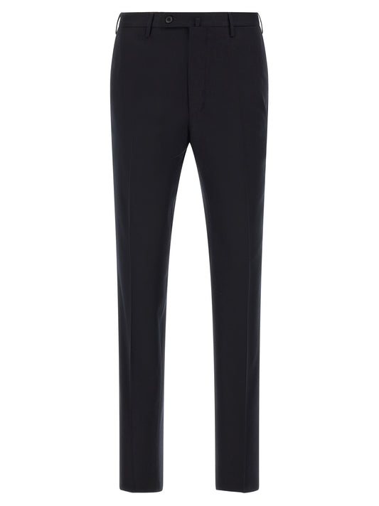 Blue Virgin Wool Dress Pants