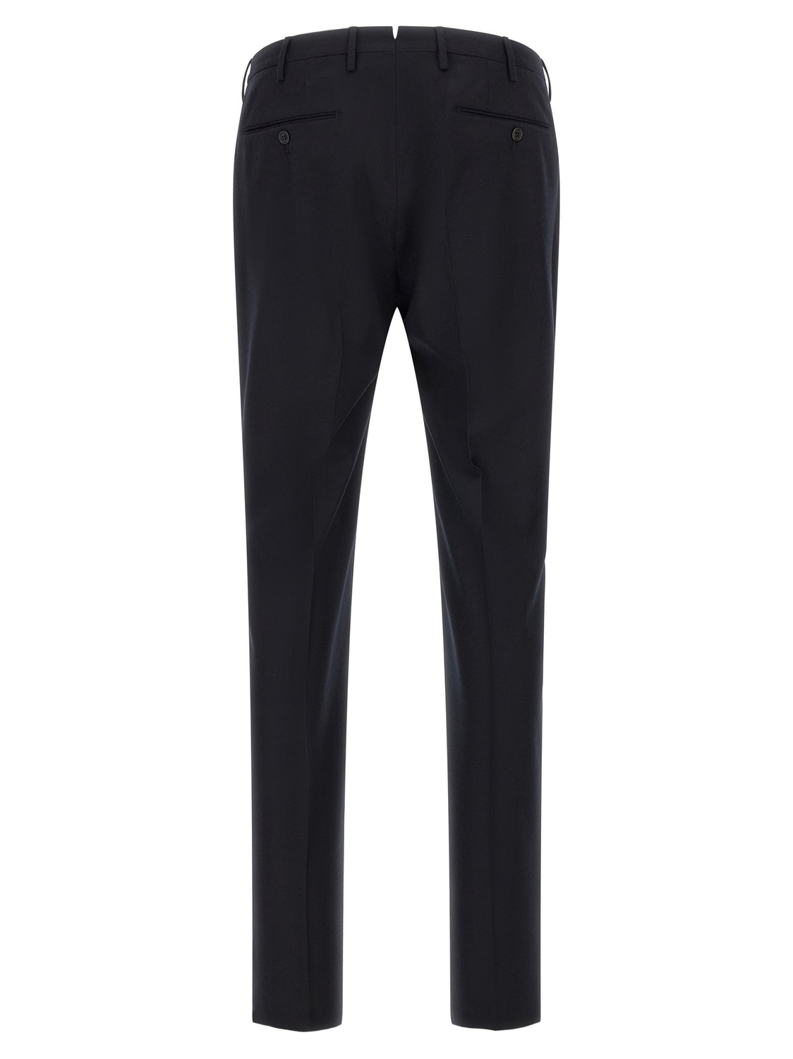 Blue Virgin Wool Dress Pants