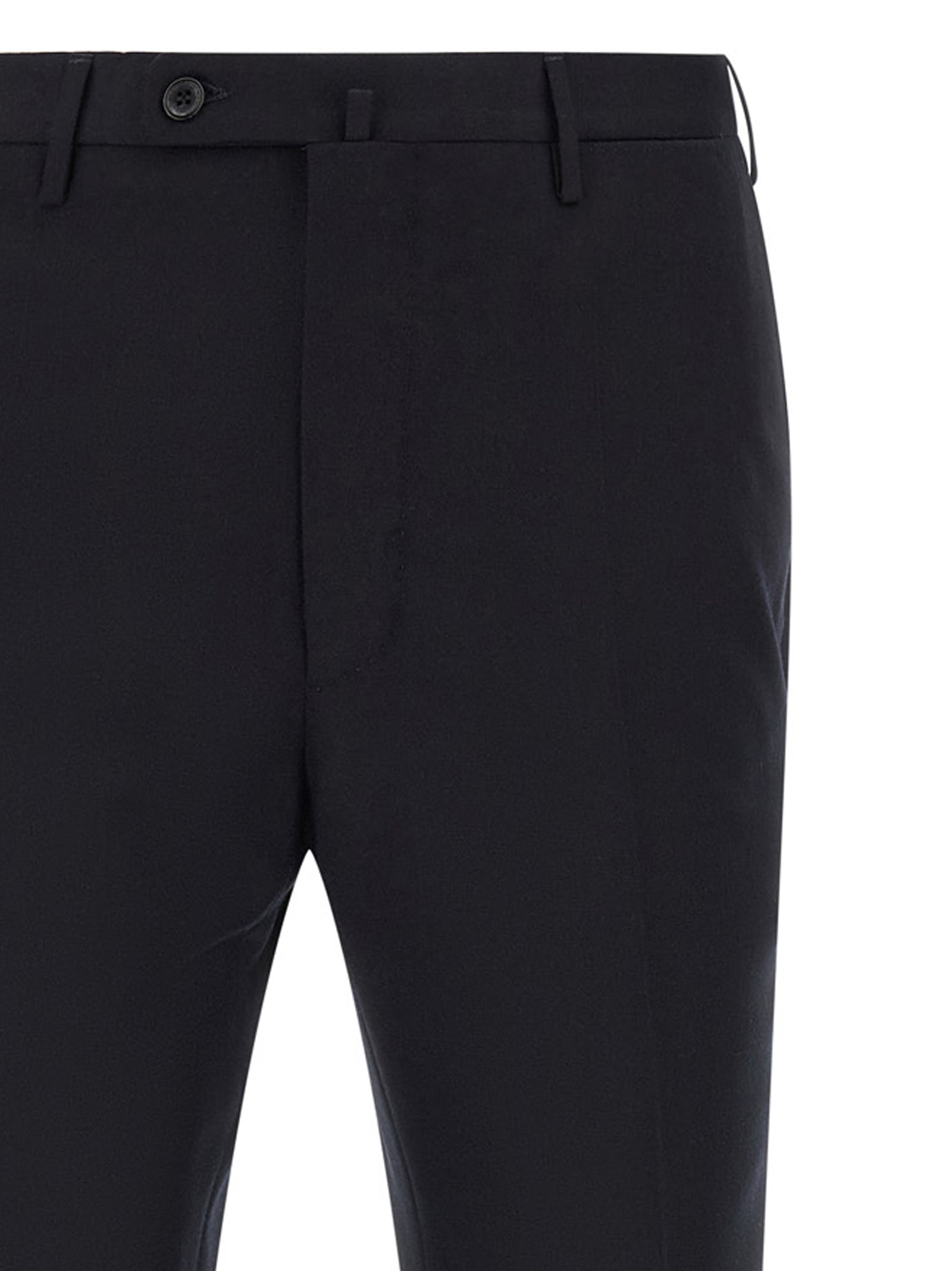 Blue Virgin Wool Dress Pants