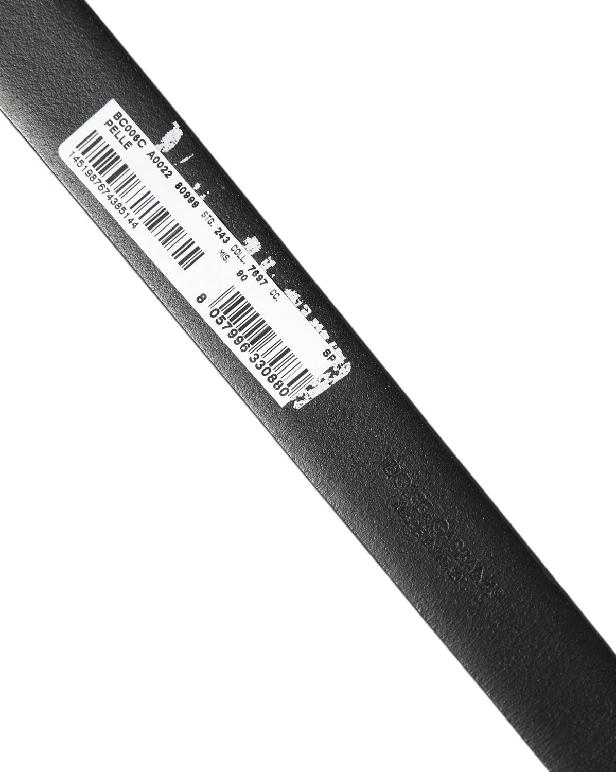 Black Classic Leather Silver Tone Buckle Belt