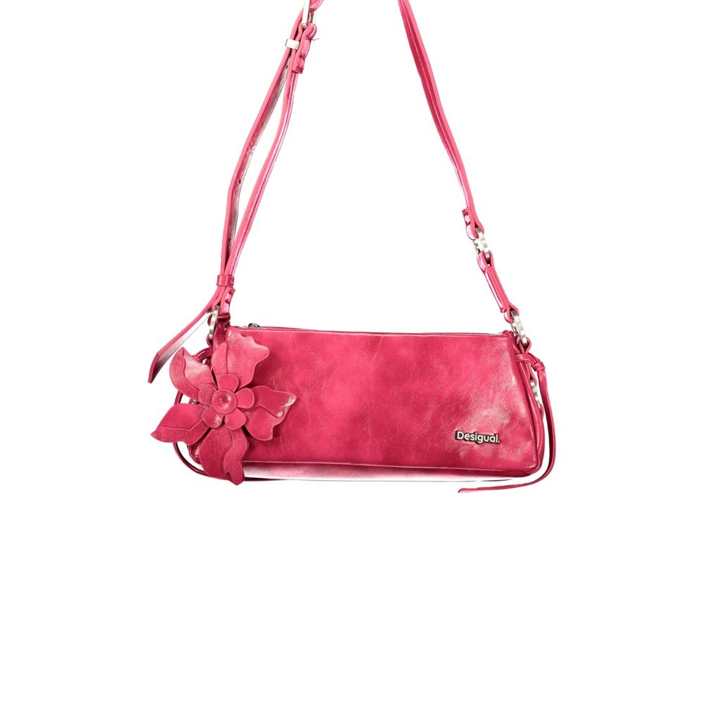 Rose Polyurethane Women's Bag