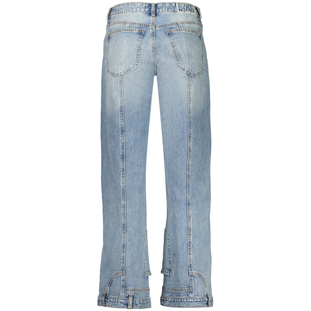 Azzurro Cotton Womens Jeans