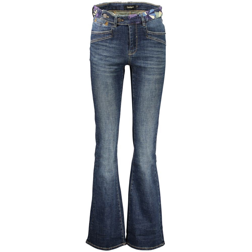 Blue Cotton Women's Jeans