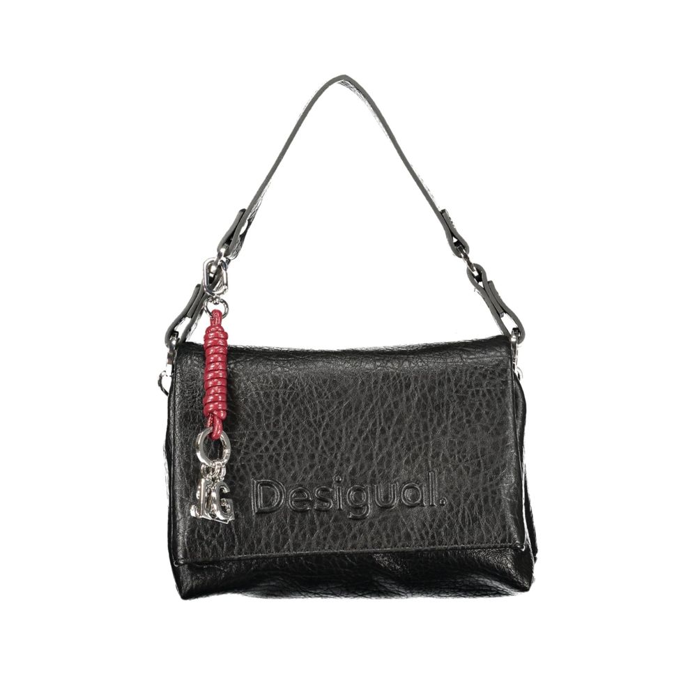 Black Polyurethane Women's Bag