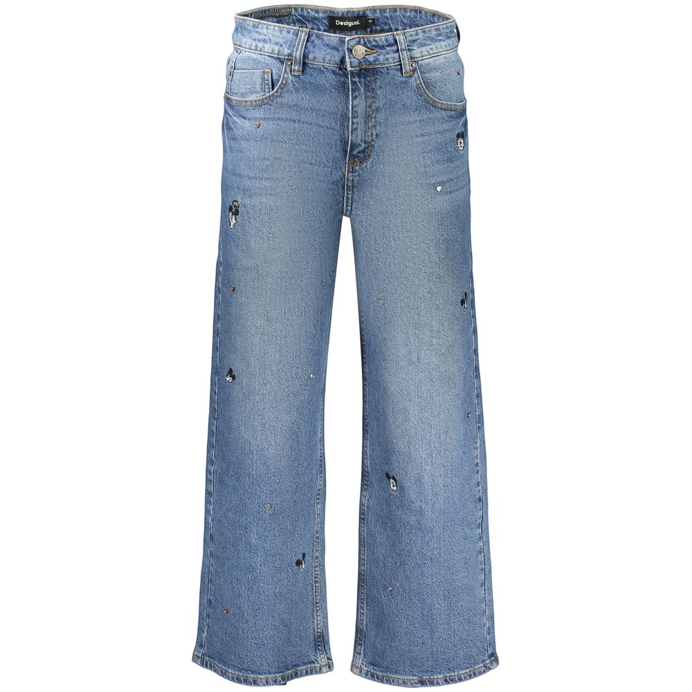 Blue Cotton Women's Jeans