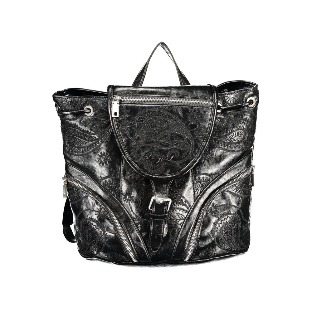 Black Polyethylene Backpack