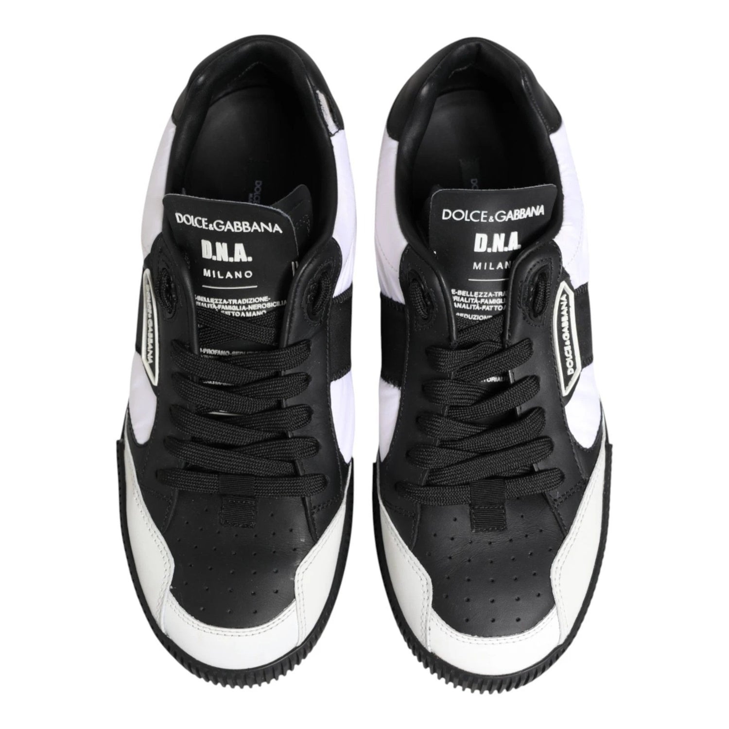 Black White MIAMI Low Top Men Sneakers Shoes
