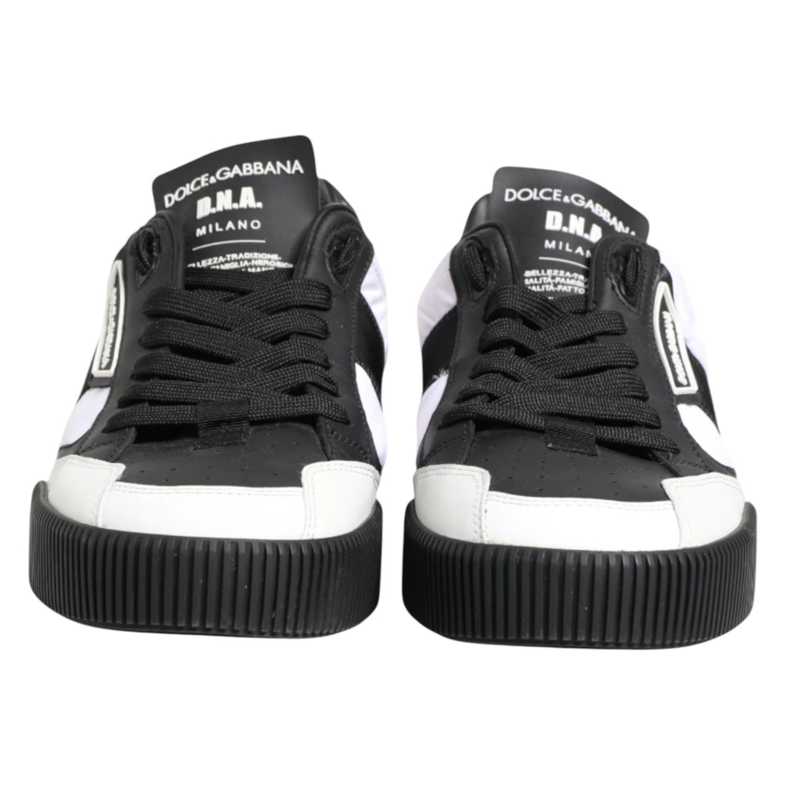 Black White MIAMI Low Top Men Sneakers Shoes