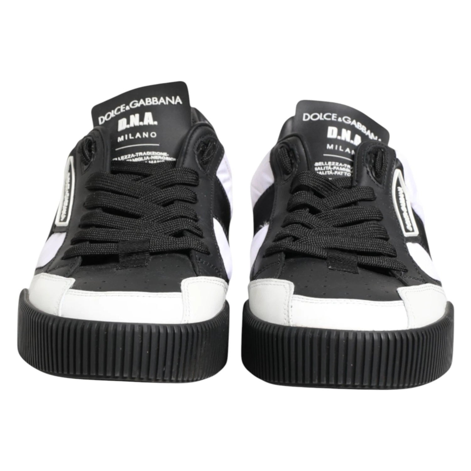 Black White MIAMI Low Top Men Sneakers Shoes