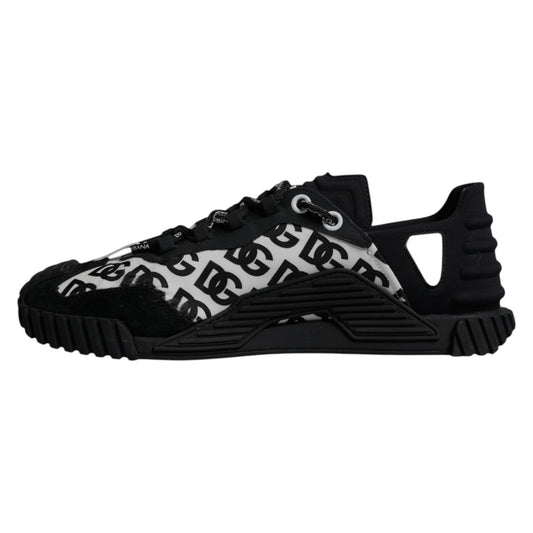Black Logo Lace Up Low Top NS1 Sneakers Shoes