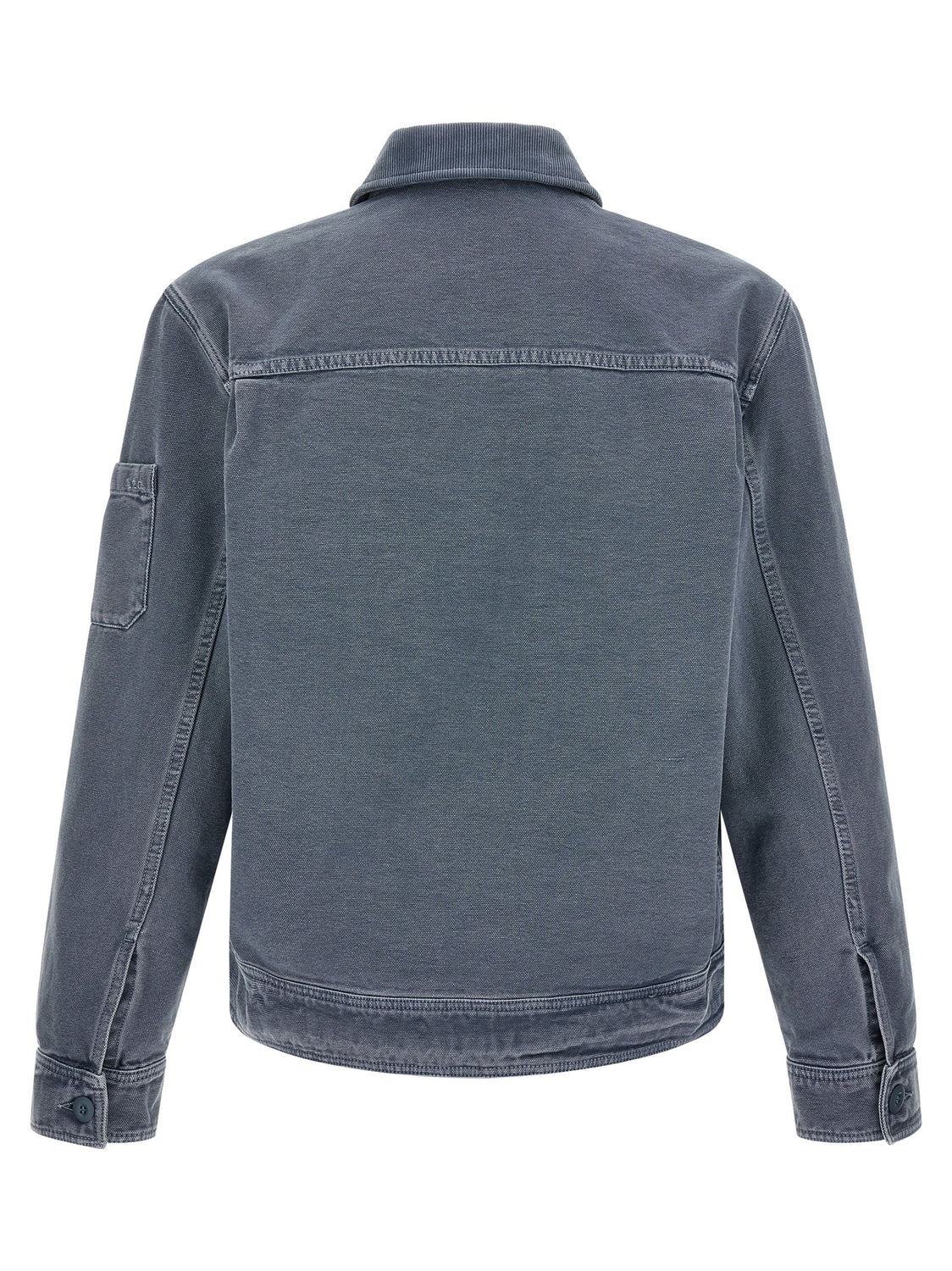 Gray Cotton Denim Jacket