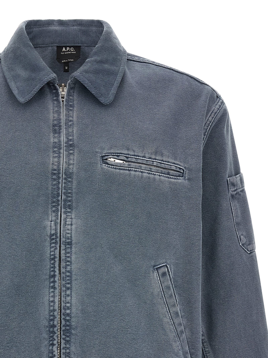 Gray Cotton Denim Jacket